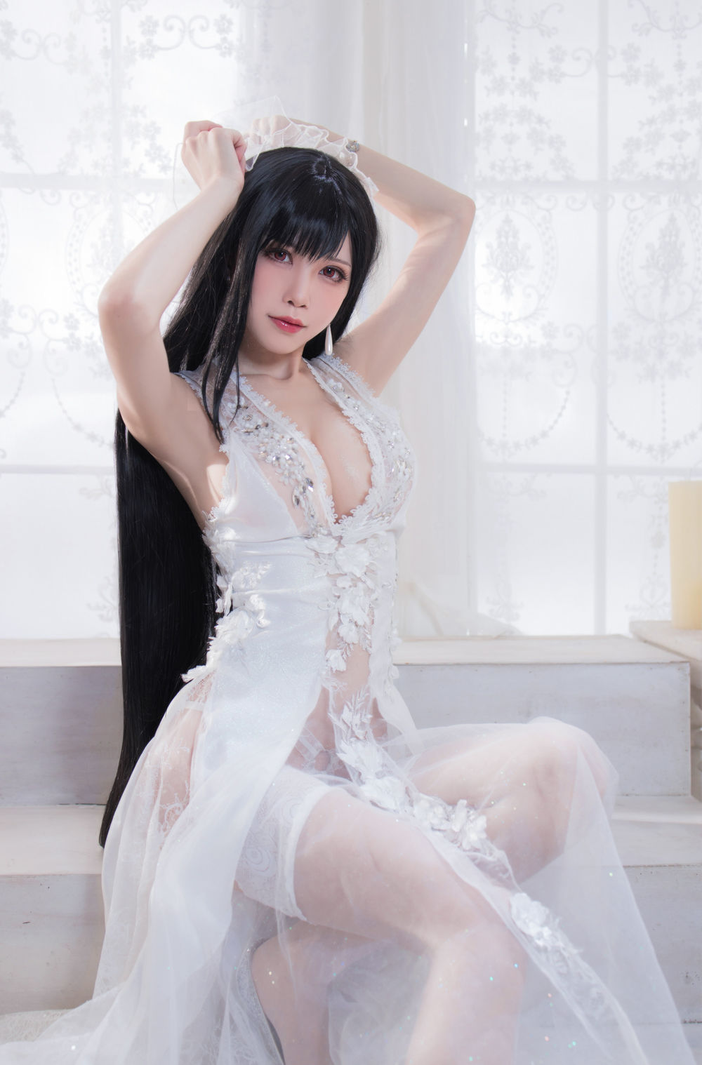 水淼aqua-No.066-ff7r（蒂法婚纱+蒂法蜜蜂女郎+黑皮蜜蜂女郎） [89P]·合集-妙妙屋