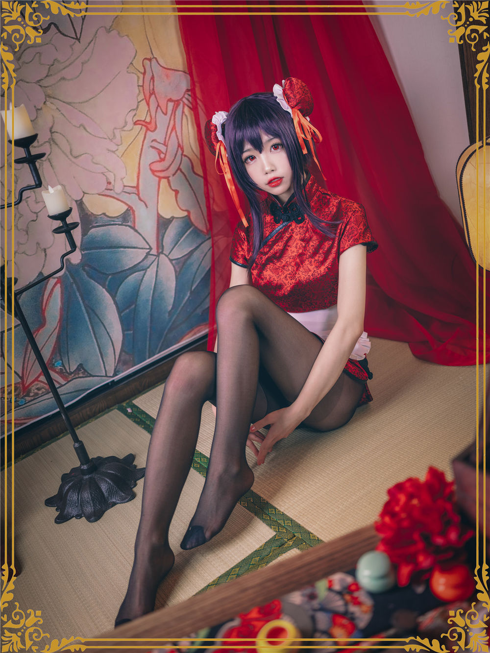 水淼aqua-No.034-霞之丘诗羽 旗袍 [29P]·合集-妙妙屋