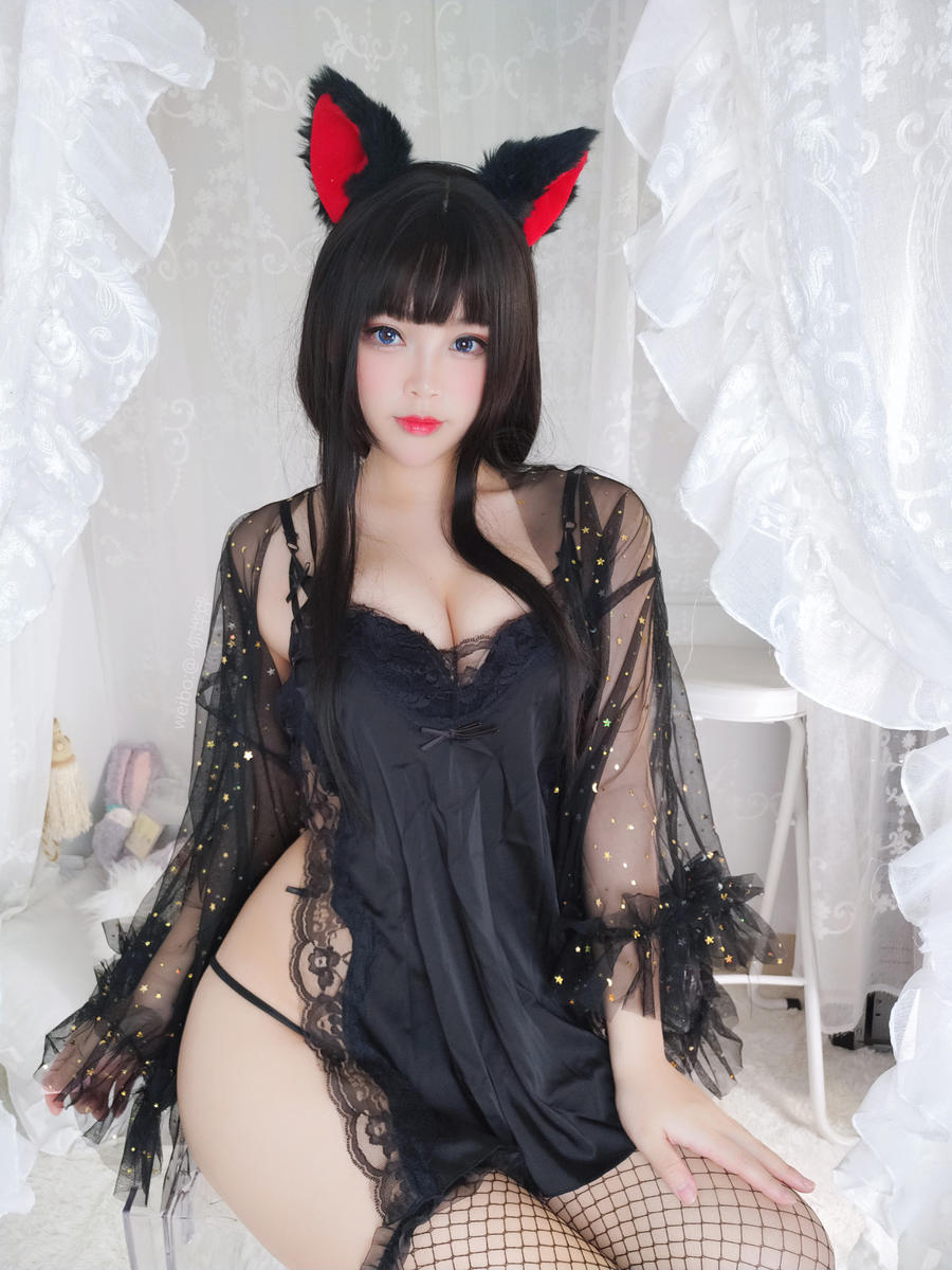 白烨妹纸-No.054–黑系猫咪少女 [62P 21V]·合集-妙妙屋