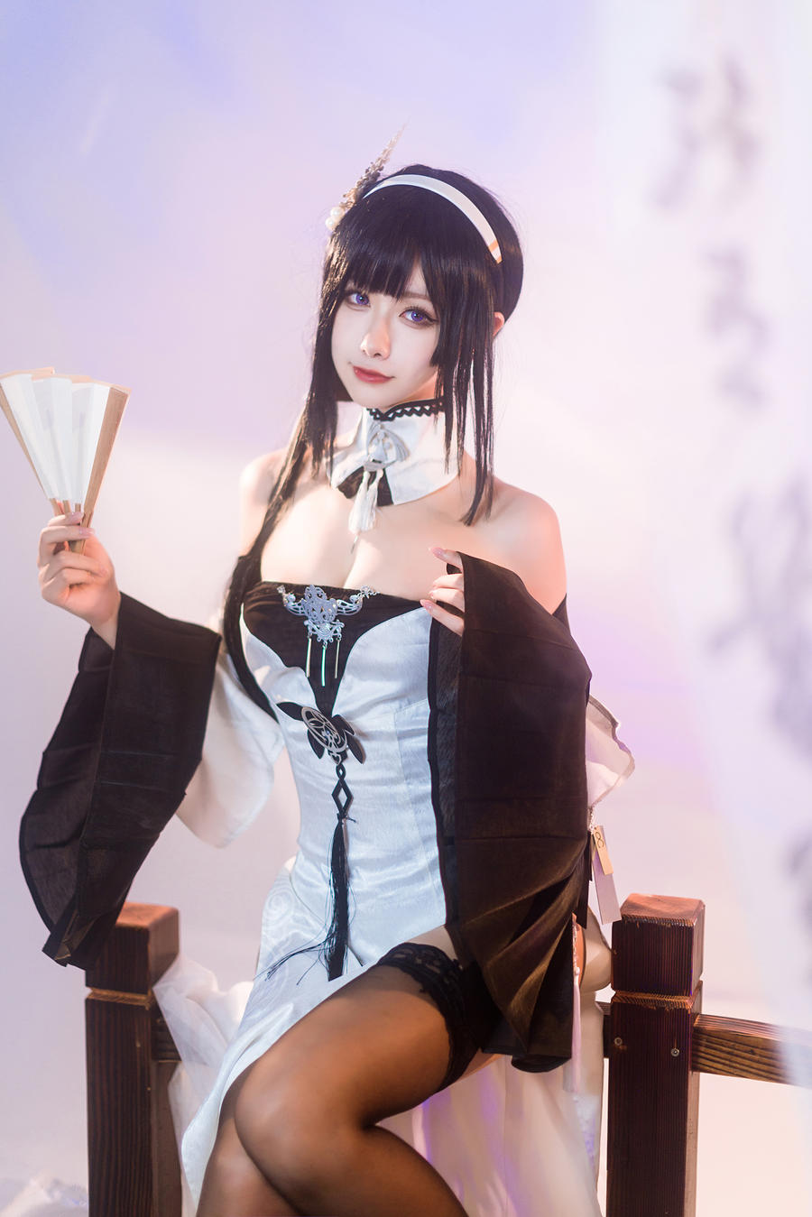 momoko葵葵-No.031–碧蓝航线 镇海 默认皮肤+奇奢花苑 [24P]·合集-妙妙屋
