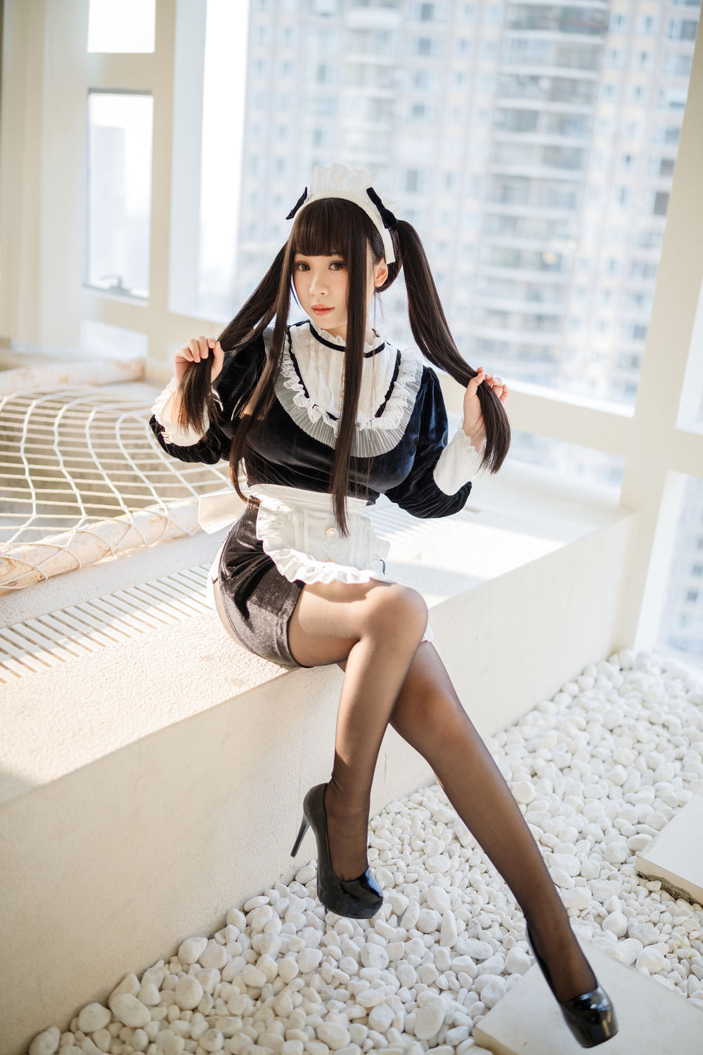 胡桃的朋友圈(胡桃喵)-No.013-更衣女仆 [71P 4V]·合集-妙妙屋