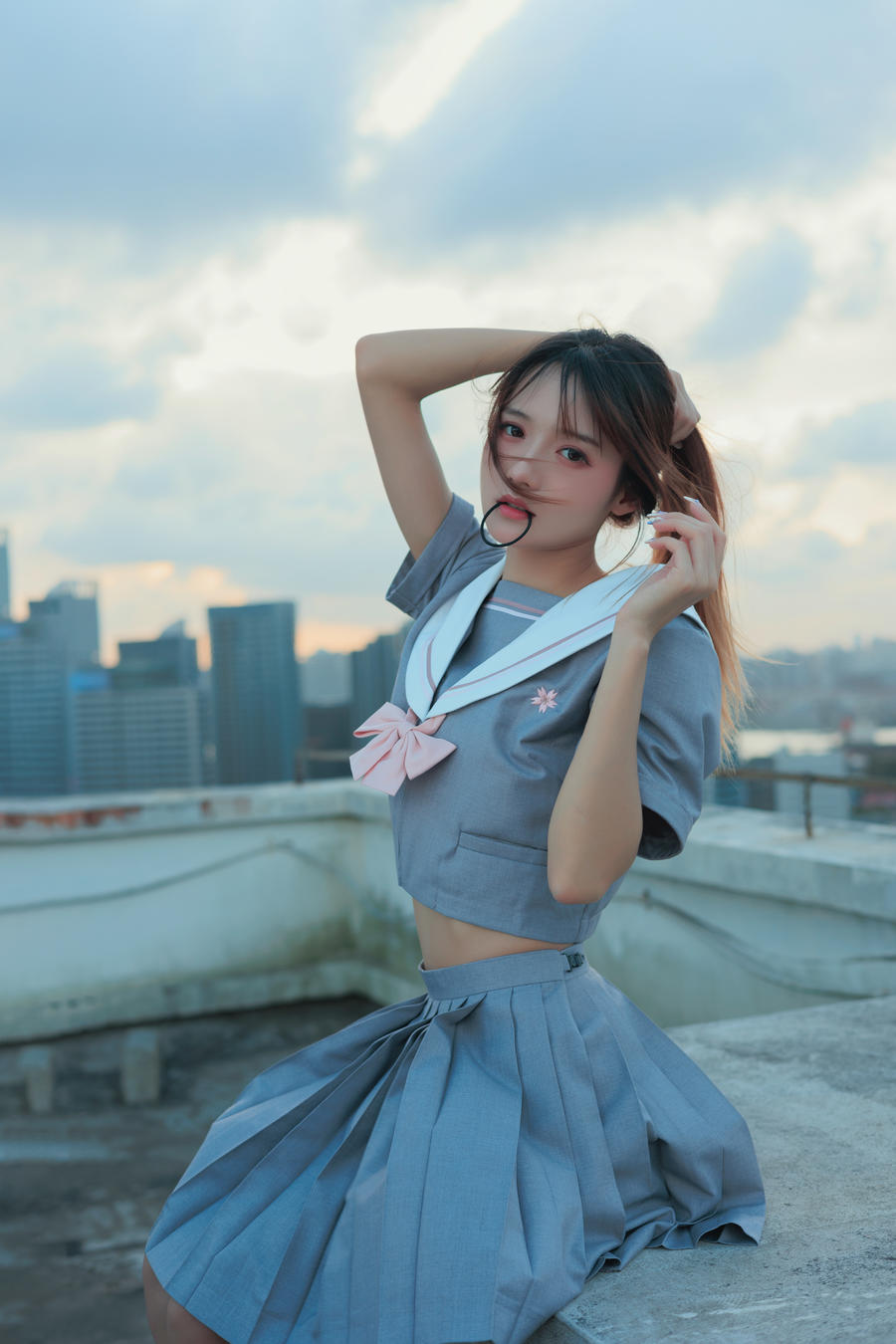兔子Zzz不吃胡萝卜-No.041-天台纸飞机 [27P]·合集-妙妙屋