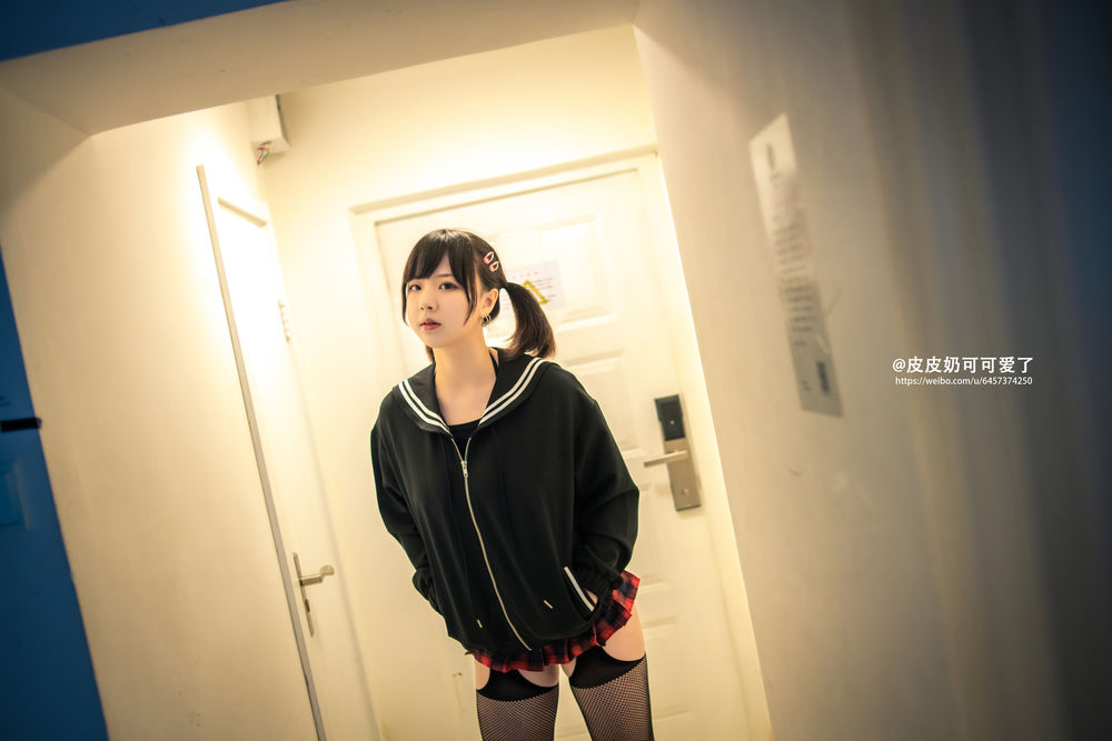 皮皮奶可可爱了啦(超皮皮皮奶)-No.007-黑网袜 [50P]·合集-妙妙屋