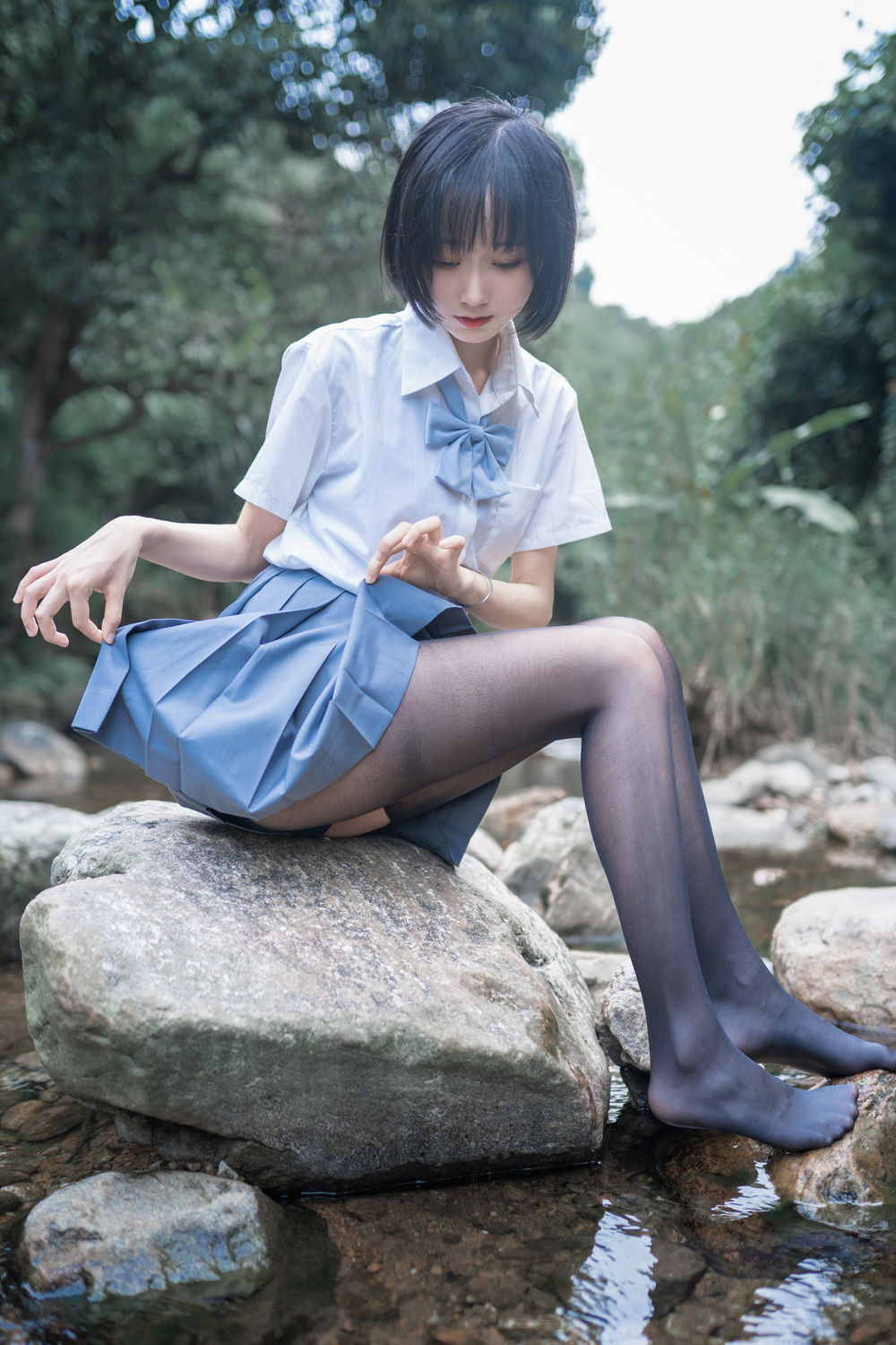 木棉棉OwO-No.007-水色溪边制服 [51P]·合集-妙妙屋