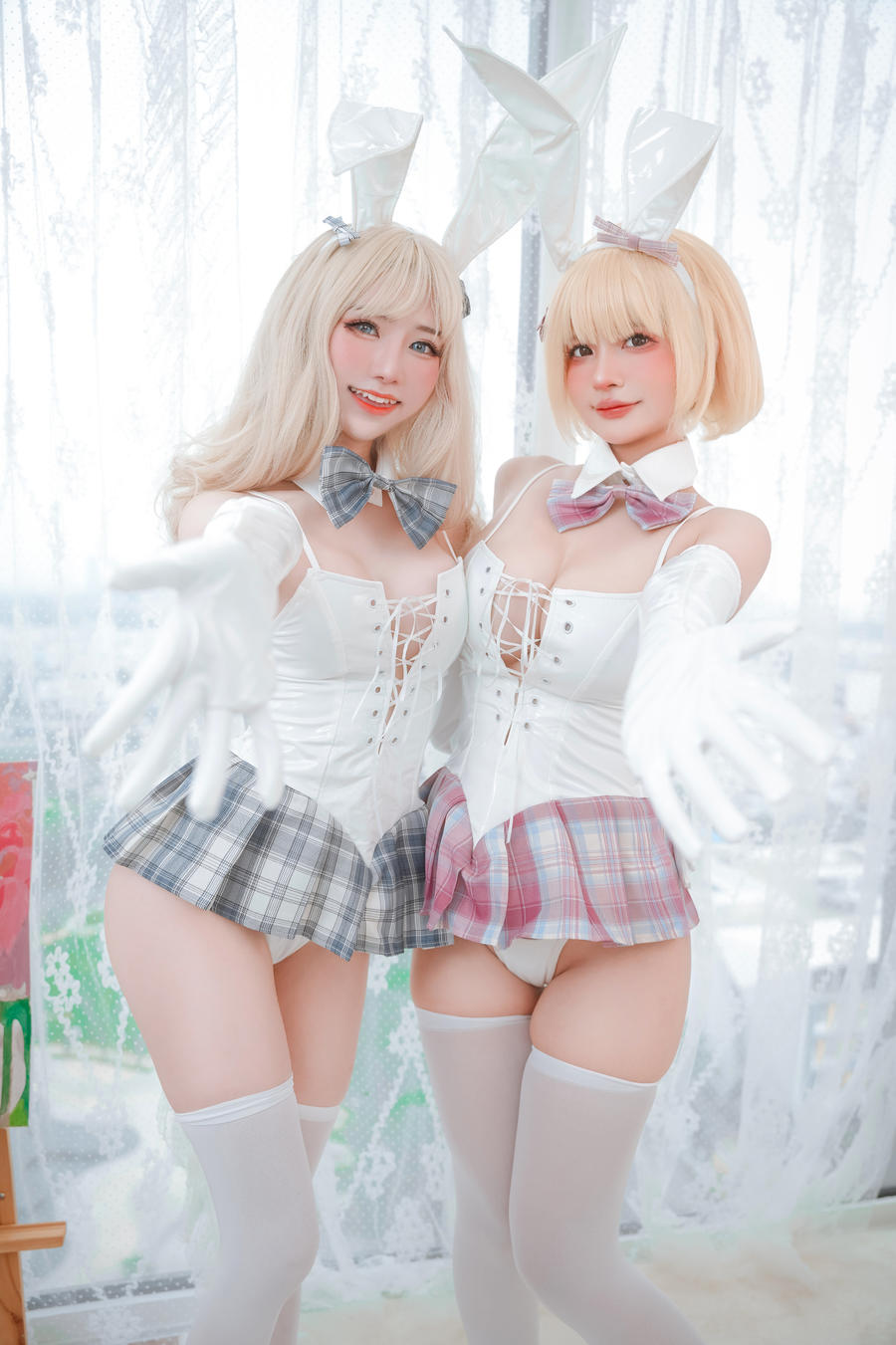 Azami-No.089–White Bunny Girl (&Sally Dorasnow) [15P]·合集-妙妙屋