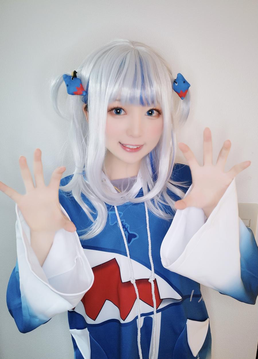 Yuki亭-No.017-Gawer gura?コスプレ (がうる・ぐら) [14P]·合集-妙妙屋