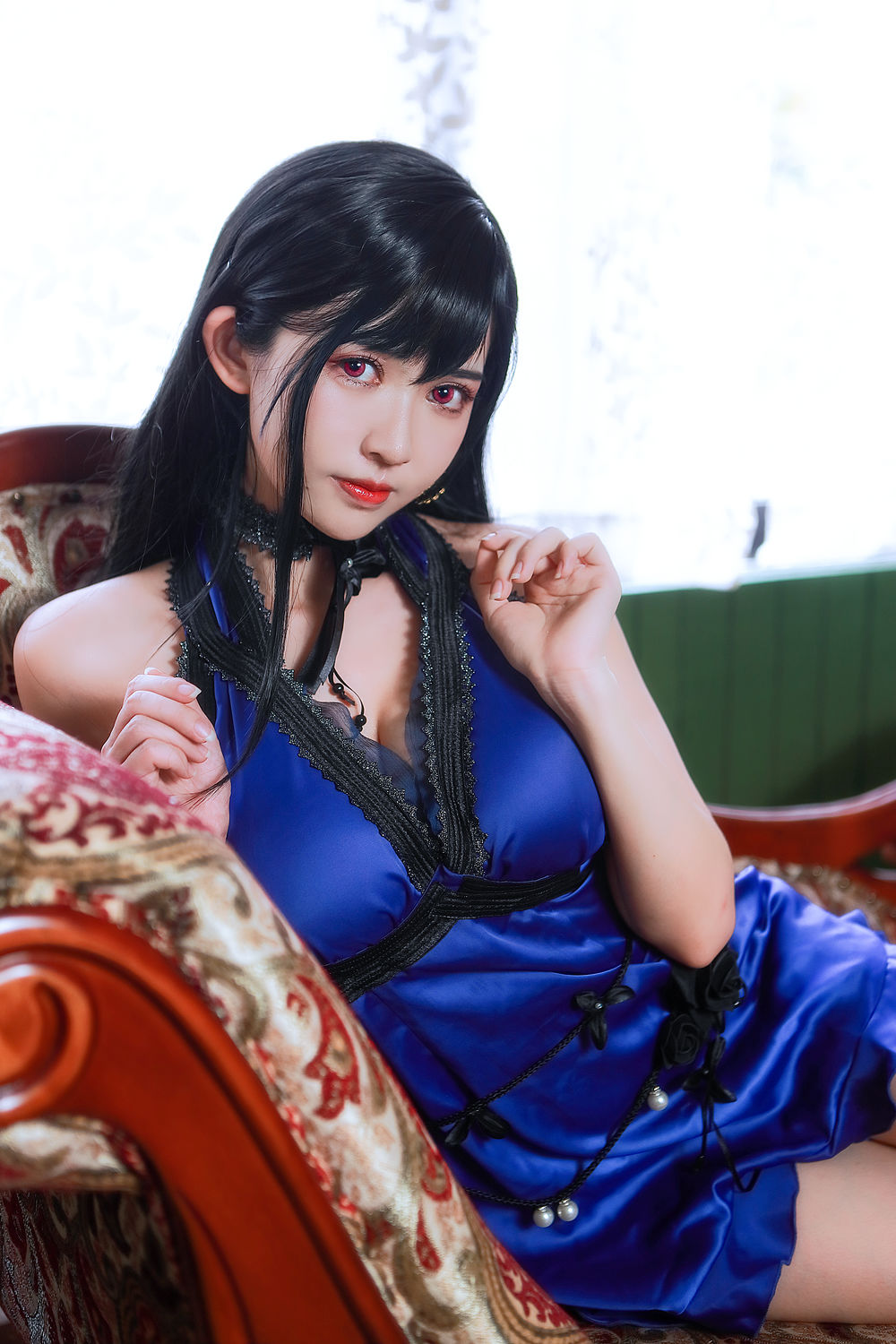 鳗鱼霏儿-No.080-蒂法礼服 [21P]·合集-妙妙屋