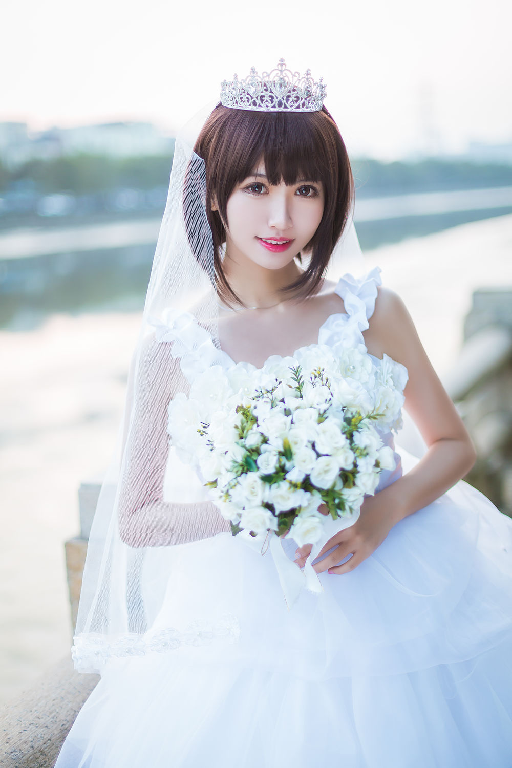 鳗鱼霏儿-No.056-圣人惠 婚纱 [10P]·合集-妙妙屋