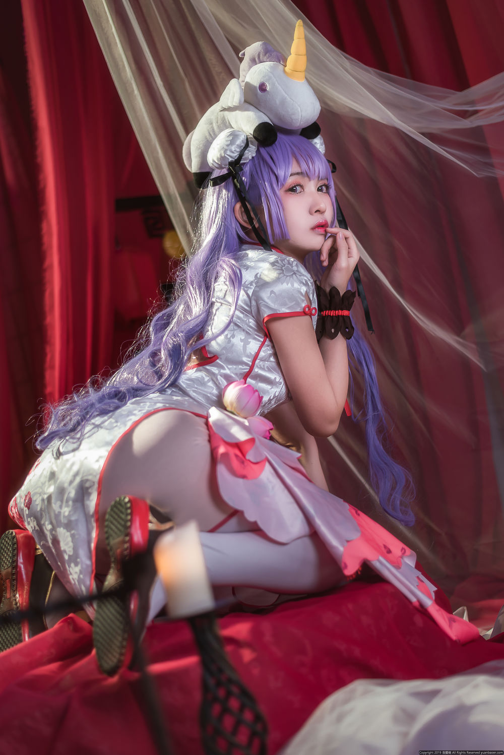 鳗鱼霏儿-No.014-碧蓝华裳 独角兽 [9P]·合集-妙妙屋