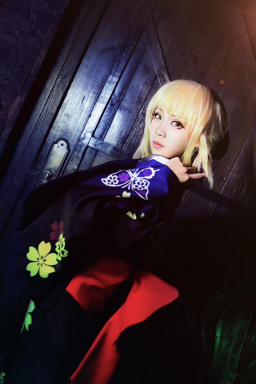 汐兔子-No.014-FATE Saber 浴衣 [8P]·合集-妙妙屋