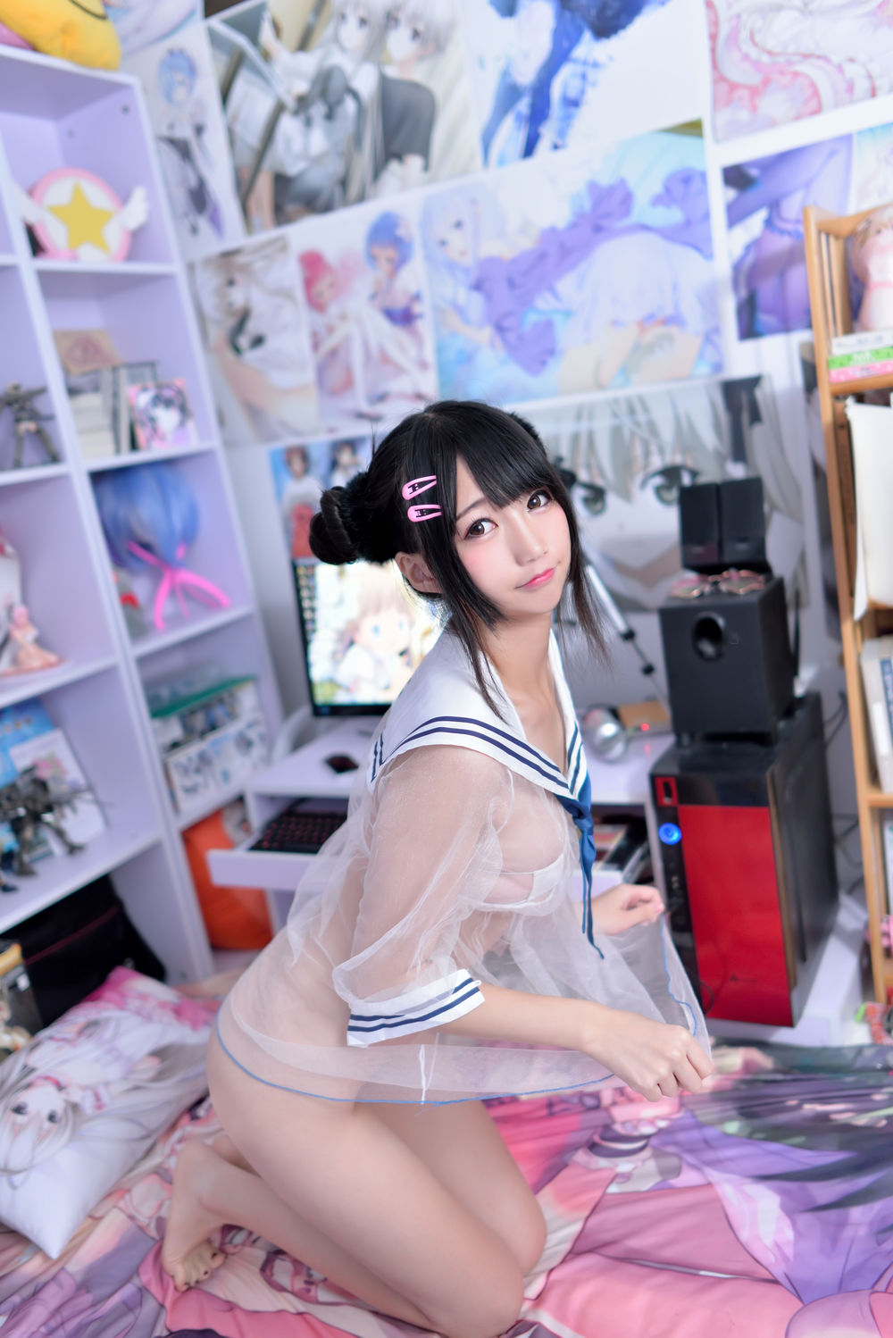 Nagisa魔物喵-No.006-透视水手服 [38P]·合集-妙妙屋
