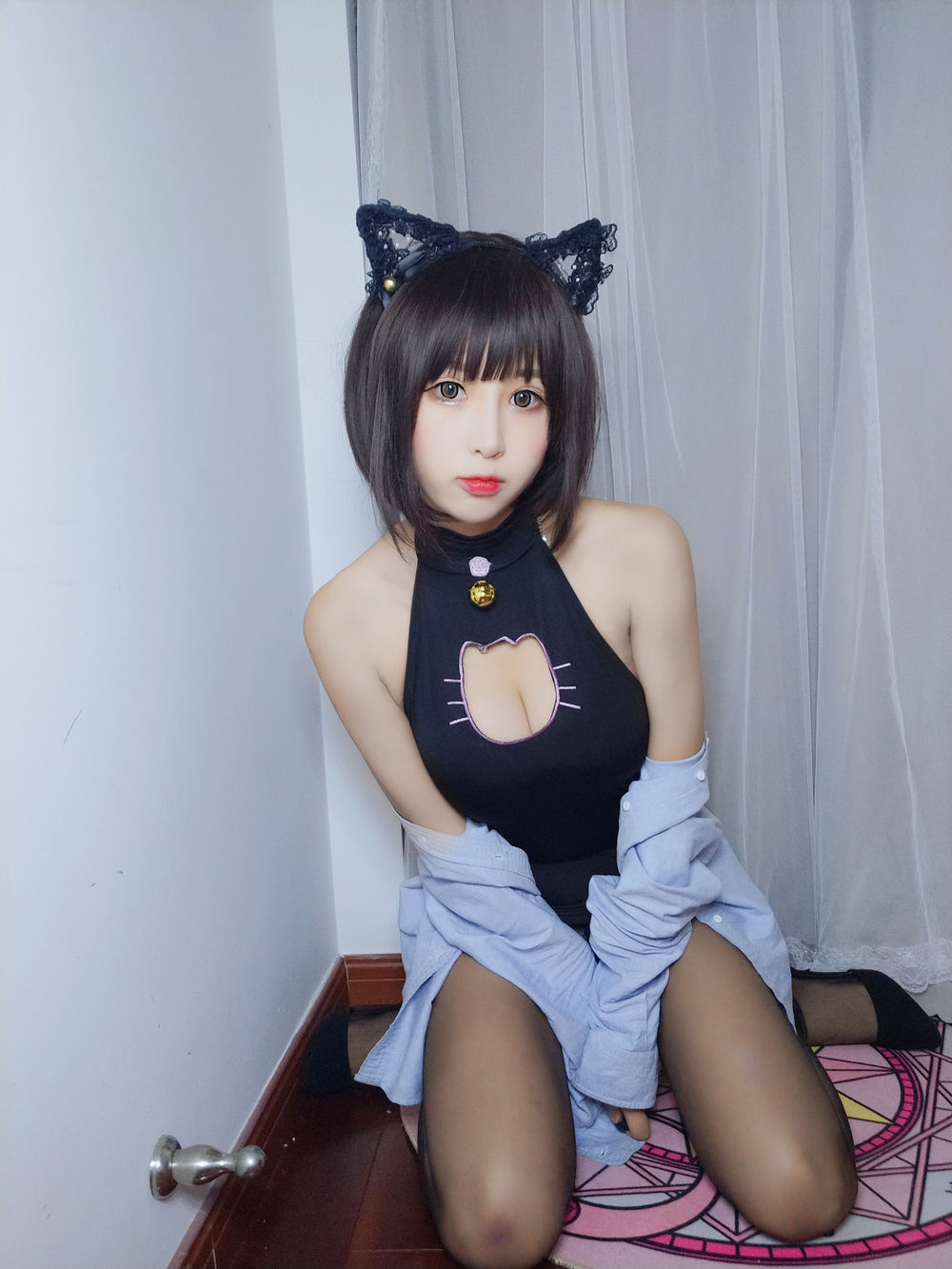 黑米粥(小酥酱)-No.007-露背猫咪 [6P 2V]·合集-妙妙屋