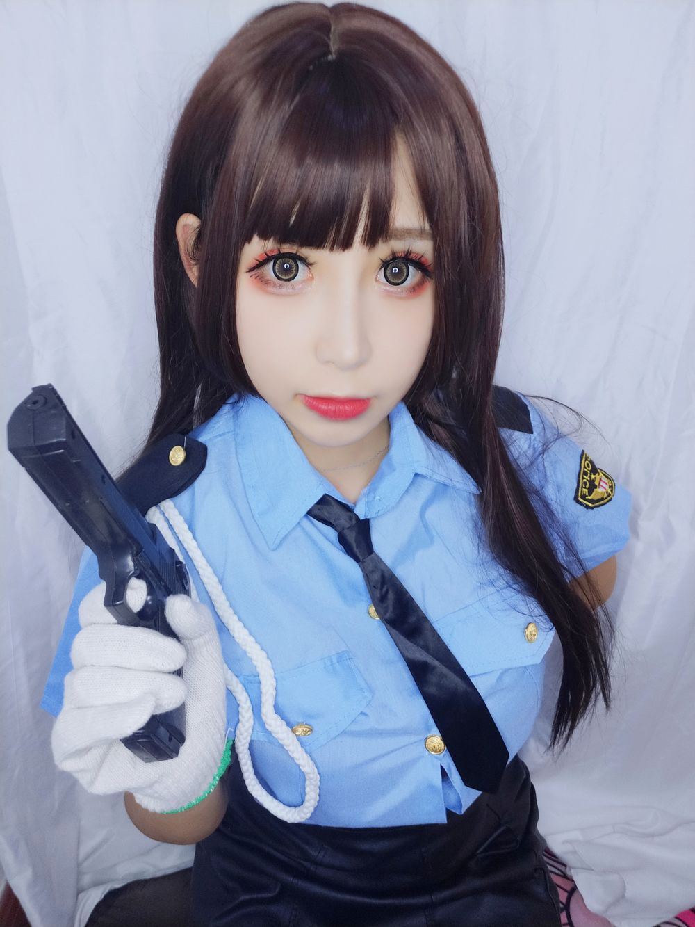 黑米粥(小酥酱)-No.005-蓝色制服 [15P 1V]·合集-妙妙屋