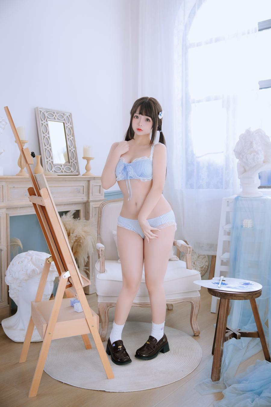椎名莜(日奈娇)-No.136 – 美术生 [55P 5V]·合集-妙妙屋