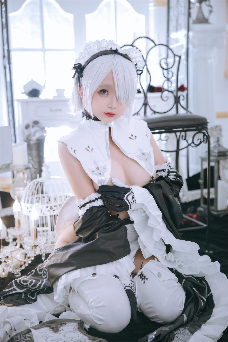 椎名莜(日奈娇)-No.097 – 2B奶盖女仆 [88P]·合集-妙妙屋