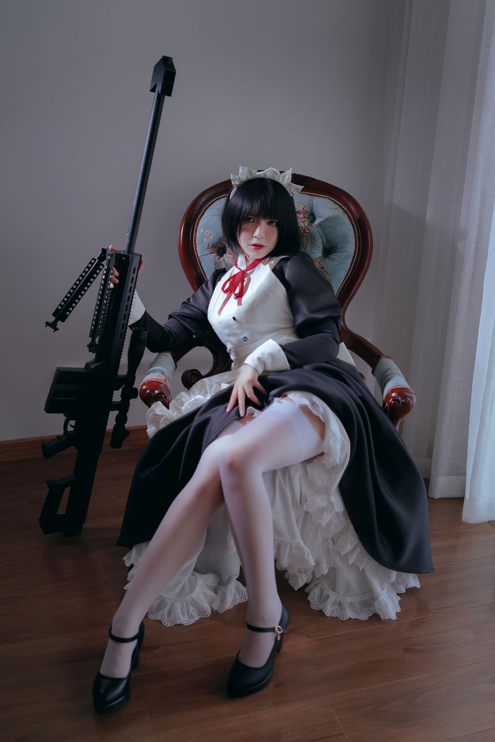 半半子-No.016-嫌パン MAID BANBANKO 女仆 [60P 2V]·合集-妙妙屋