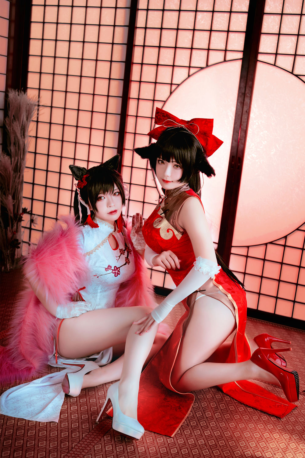 半半子-No.006-愛宕x高雄,チャイナ服–半半子 Banbanko、婉Yue [35P 1V]·合集-妙妙屋