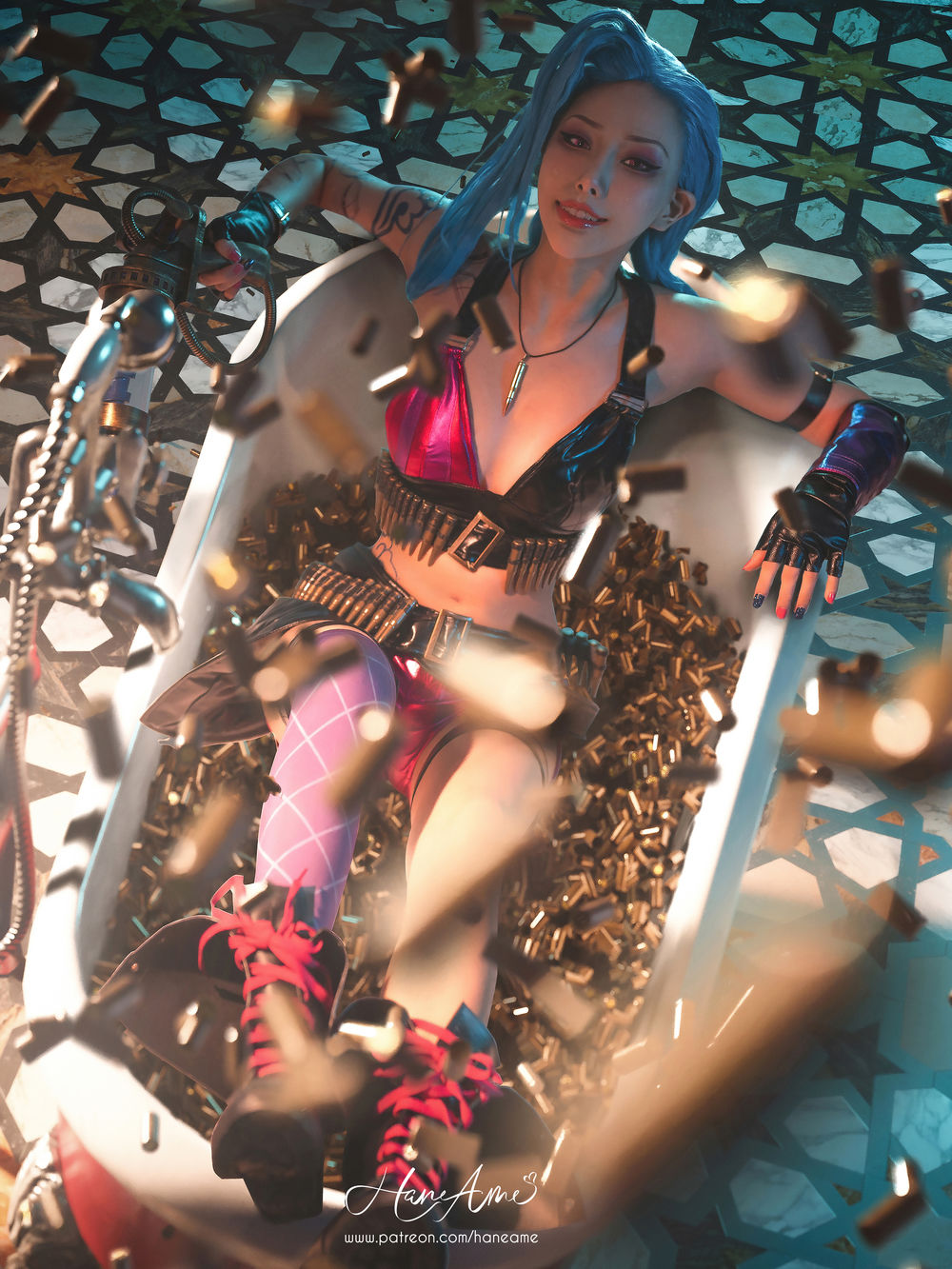 雨波_HaneAme-No.167-League of Legends JINX 英雄联盟 暴走萝莉 [26P]·合集-妙妙屋