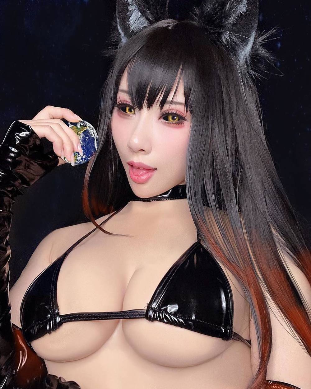 雨波_HaneAme-No.004-Black cat [6P]·合集-妙妙屋