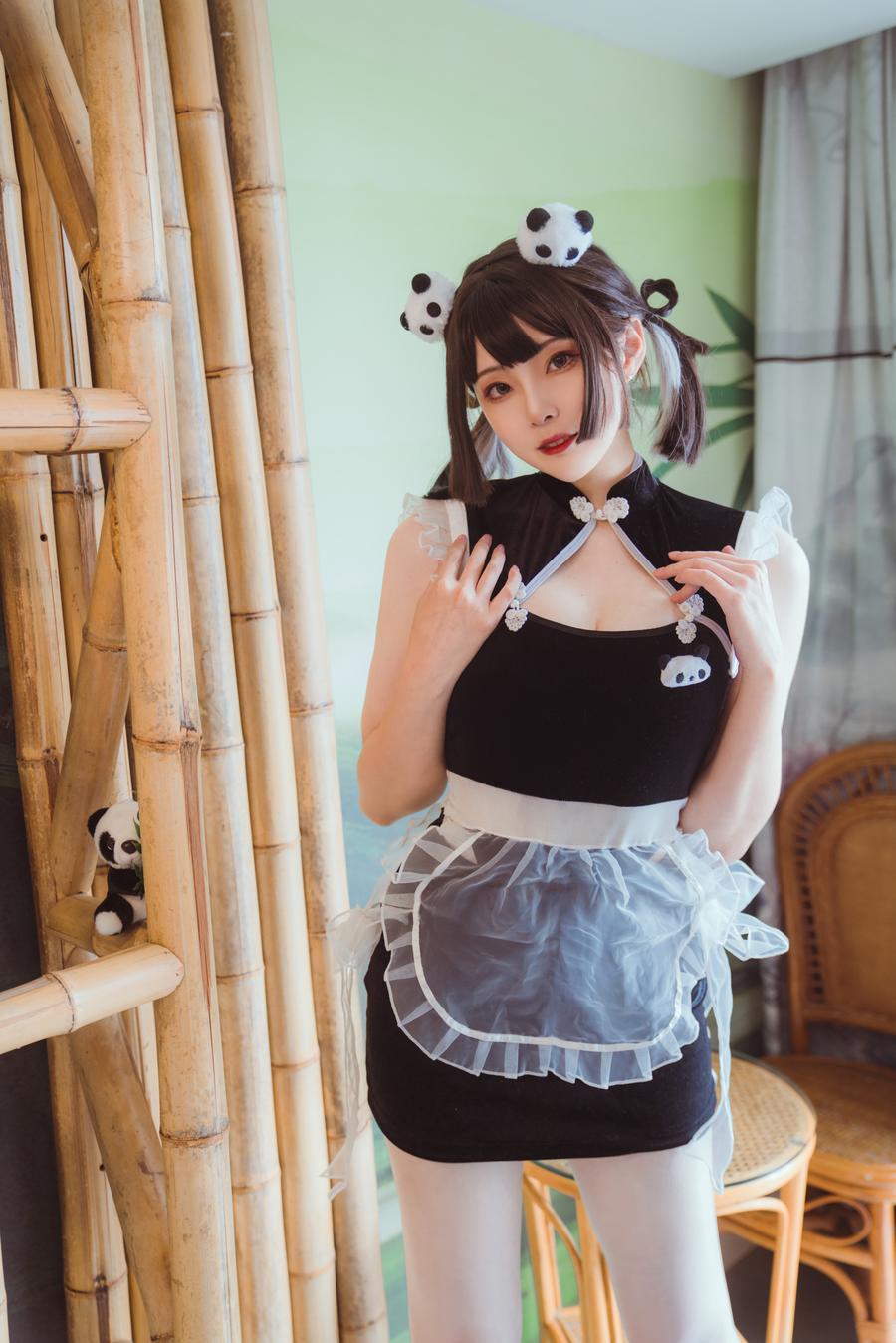 Natsuko_夏夏子-No.031 – 熊猫女仆 [57P 1V]·合集-妙妙屋