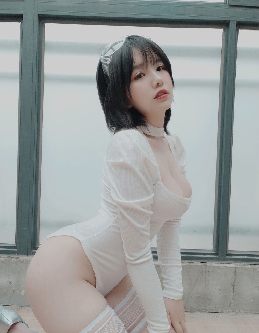 阿半今天很开心-No.002-白色肉感 [9P]·合集-妙妙屋