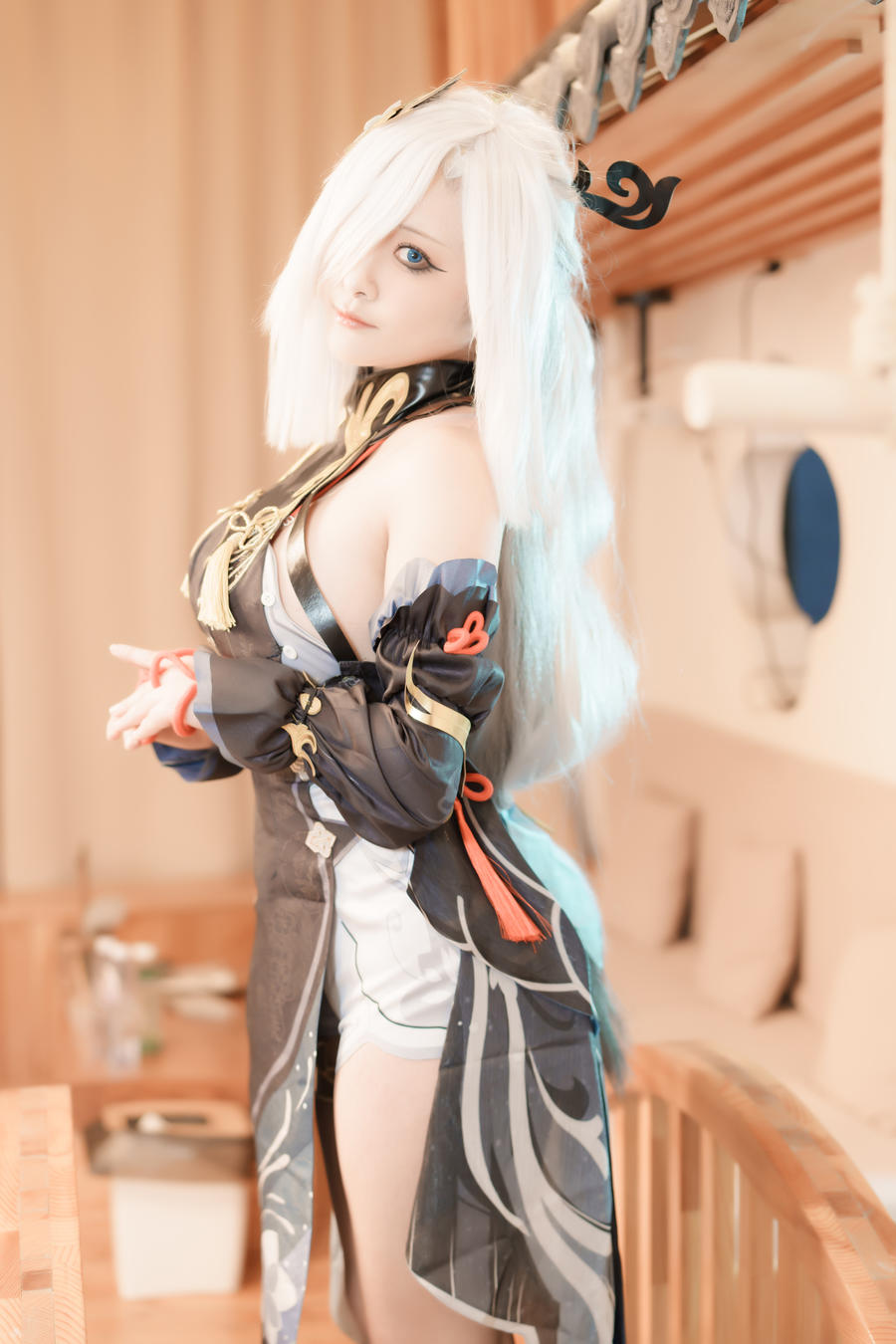 洛璃LoLiSAMA-No.055 – 原神 申鹤 [83P 1V]·合集-妙妙屋