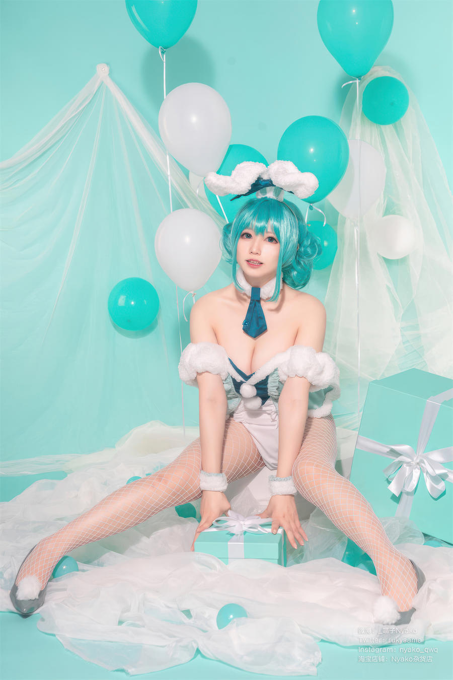 Nyako喵子-No.066 – 初音白兔 [41P]·合集-妙妙屋