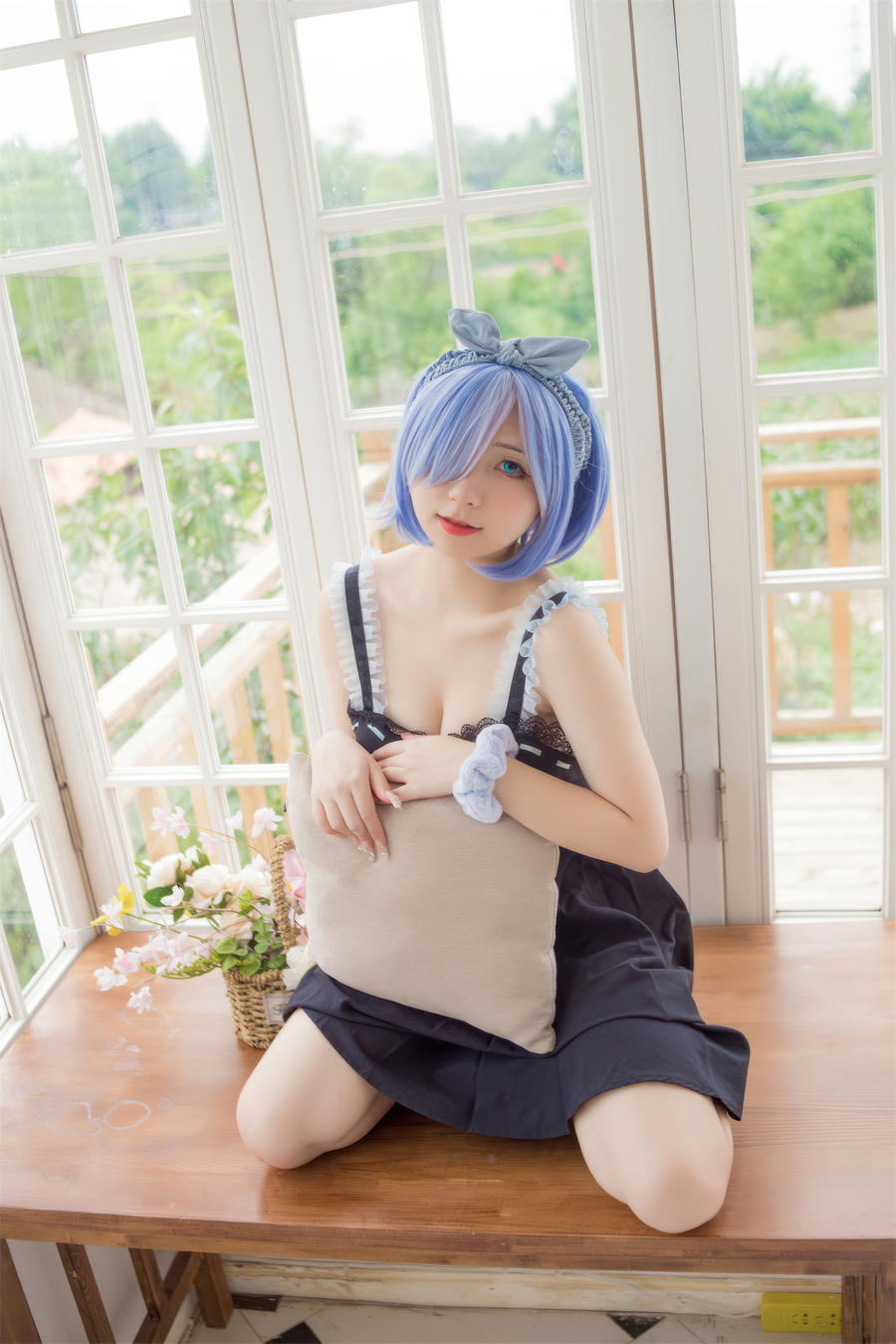 花铃-No.056 – 蕾姆 居家服 [30P]·合集-妙妙屋