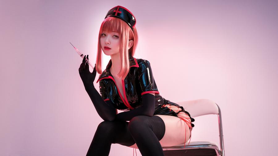 花铃-No.053 – 玛奇玛 黑色护士 [20P]·合集-妙妙屋