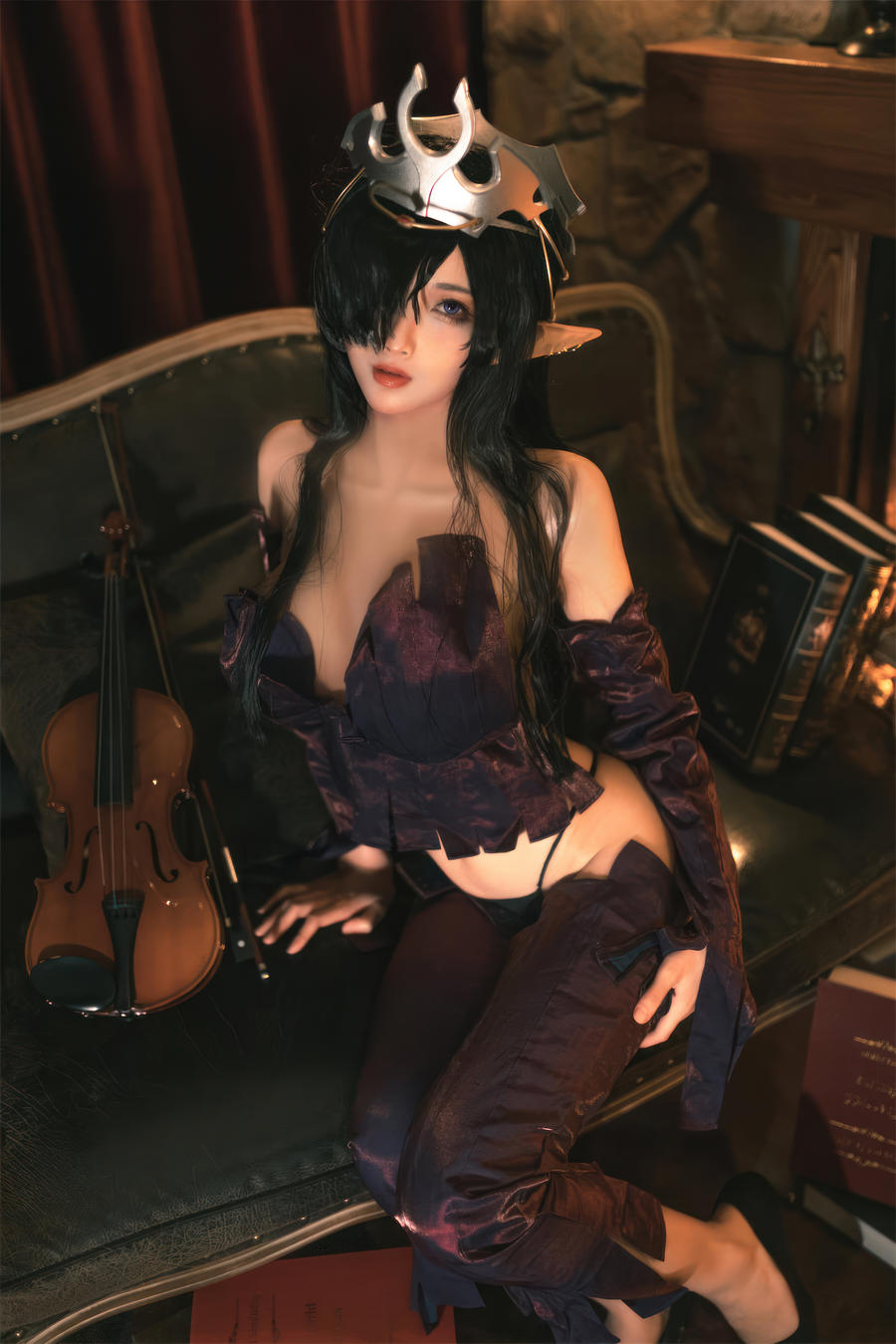 杏仁曲奇-No.012 – 黑兽 精灵女王 [60P]·合集-妙妙屋