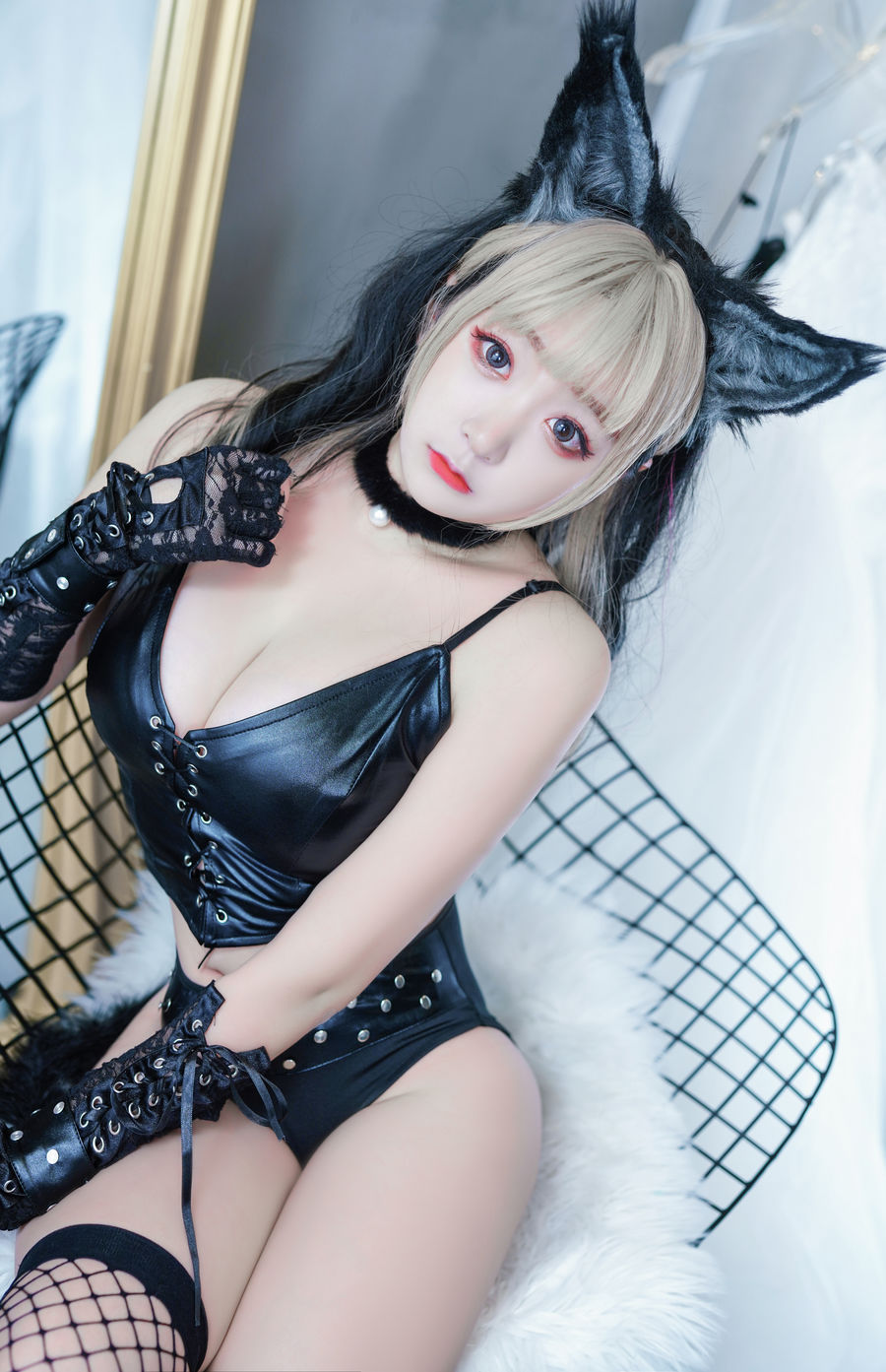 恩田直幸(桃夭葵)-No.007-皮衣小狼 [45P]·合集-妙妙屋