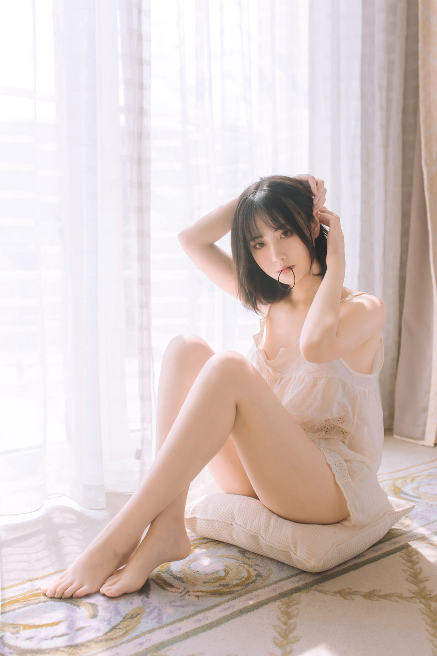 念雪ww-No.014-白色吊带 [55P]·合集-妙妙屋