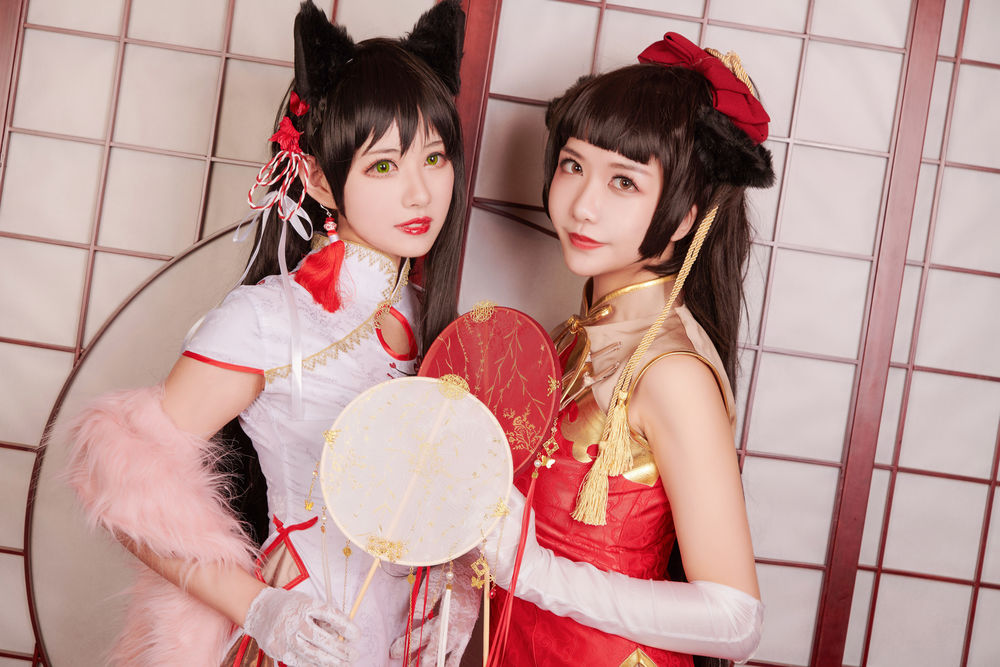 源纱希喵喵喵-No.004-犬獒旗袍 [12P]·合集-妙妙屋