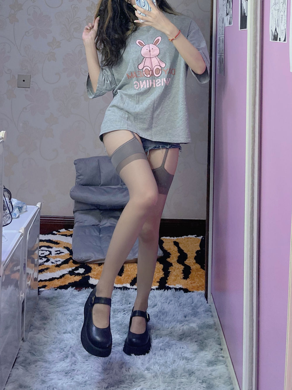 KETTOE-No.018-灰丝吊带裤 [23P]·合集-妙妙屋