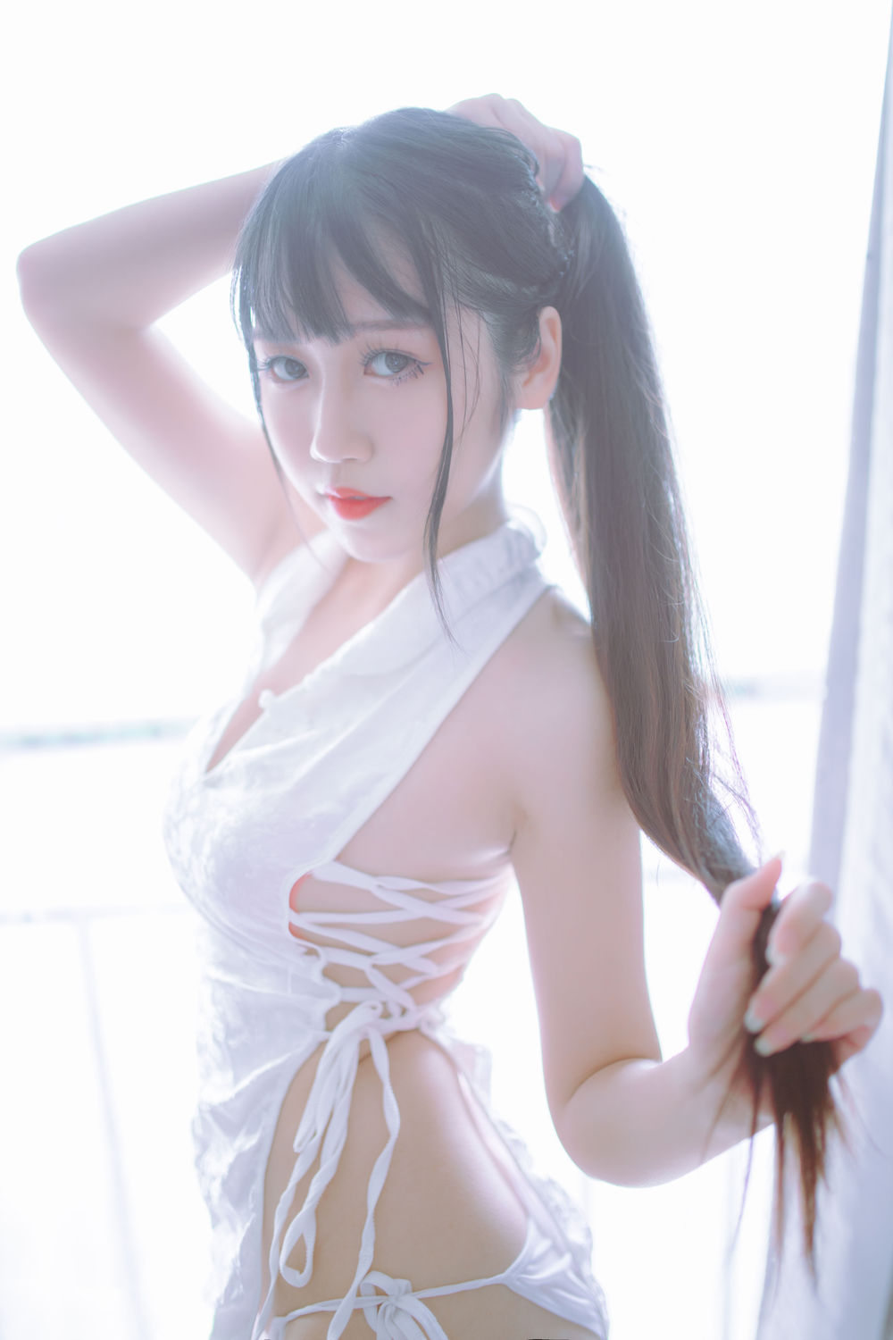 抖娘-利世-No.026-黑白旗袍双子–抖娘_利世×不呆猫 [41P]·合集-妙妙屋