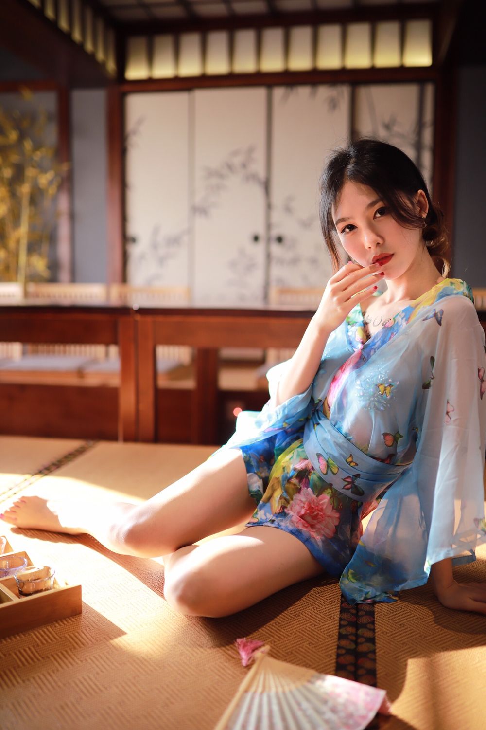 抖娘-利世-No.013-水蓝和服 [30P]·合集-妙妙屋