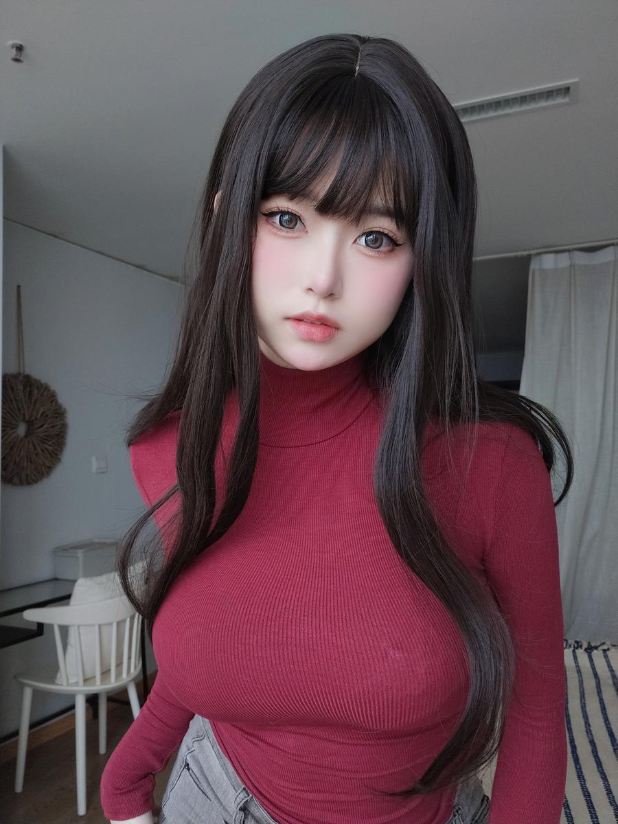女主K-No.009-红色毛衣的丰满妹妹 [101P]·合集-妙妙屋