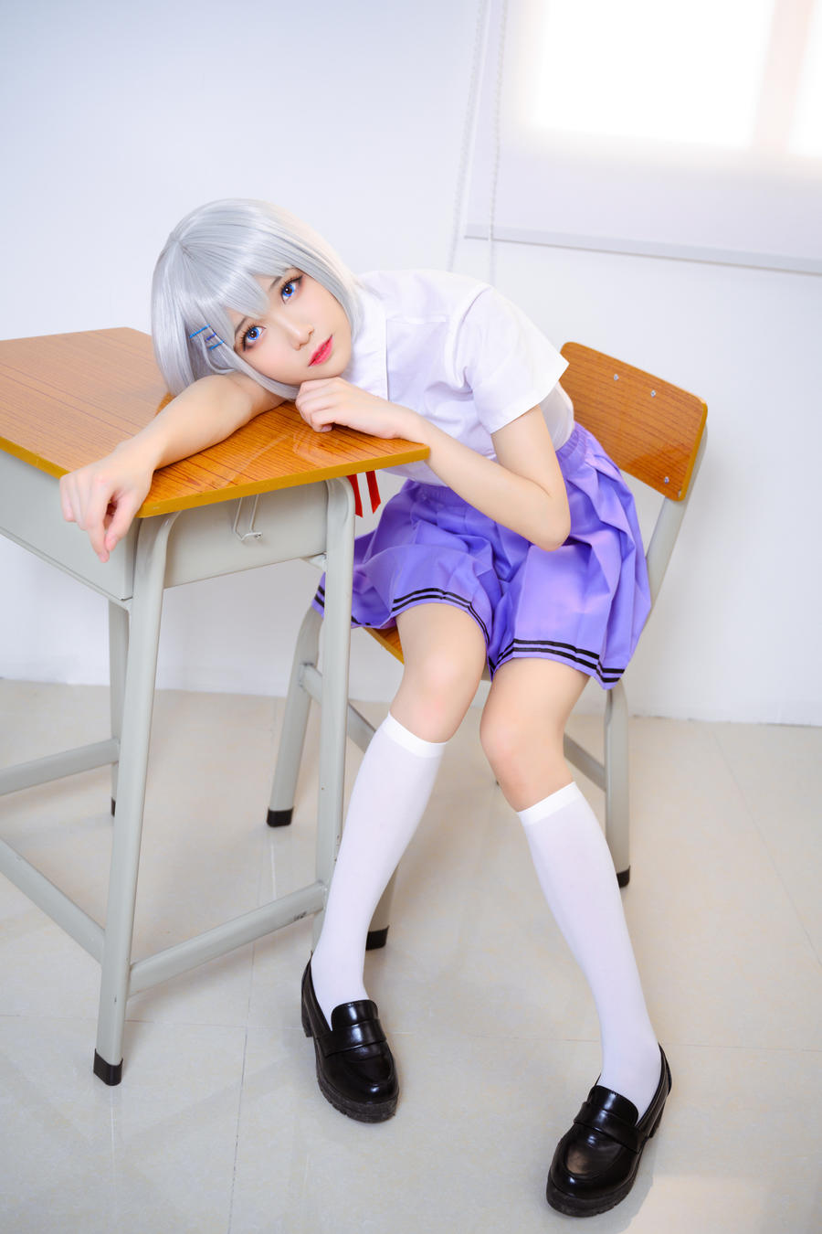 Tomoyo酱-No.008–鸢一折纸 校服 [12P]·合集-妙妙屋