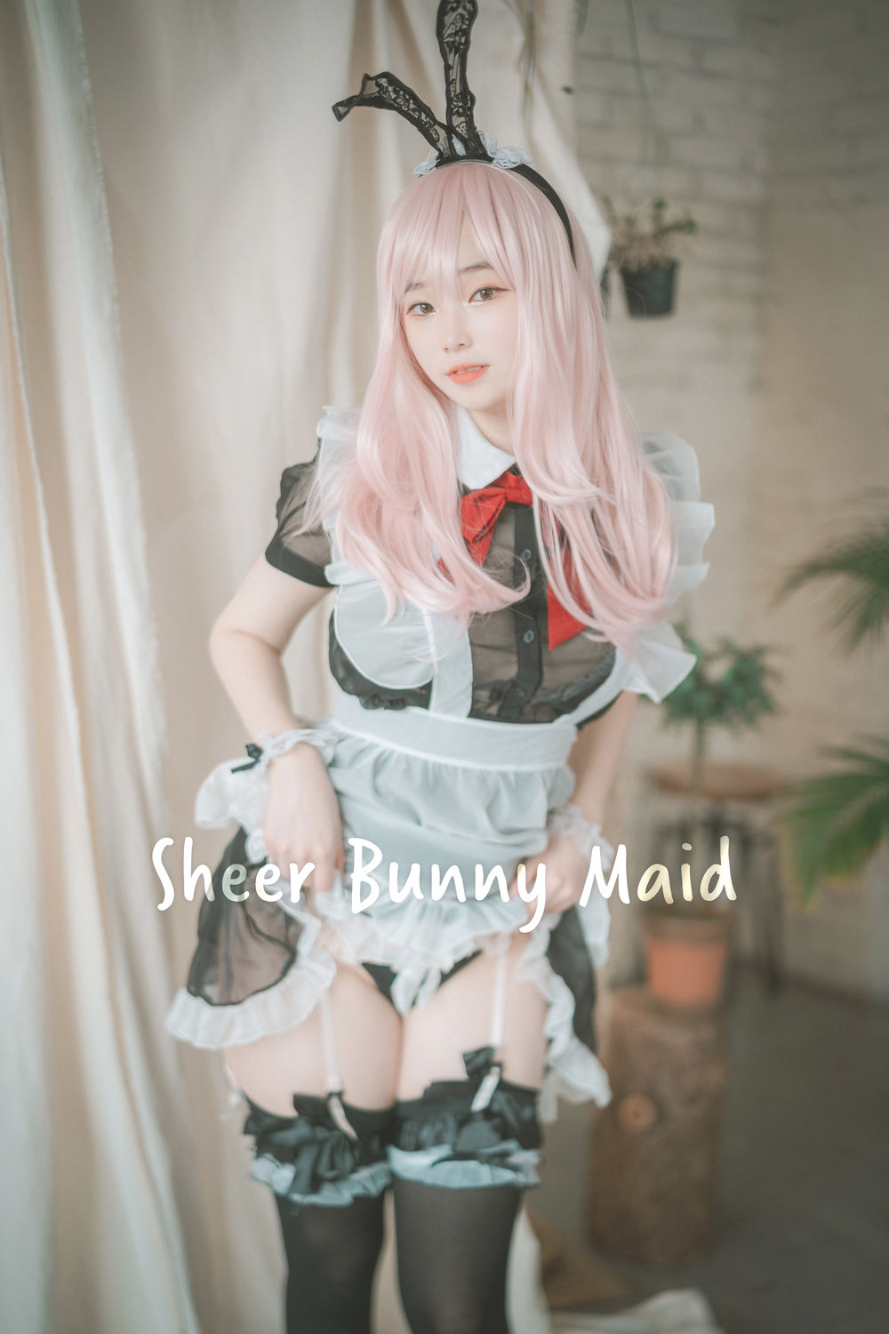 Bambi(밤비)-No.064-[DJAWA] Sheer Bunny Maid [51P]·合集-妙妙屋