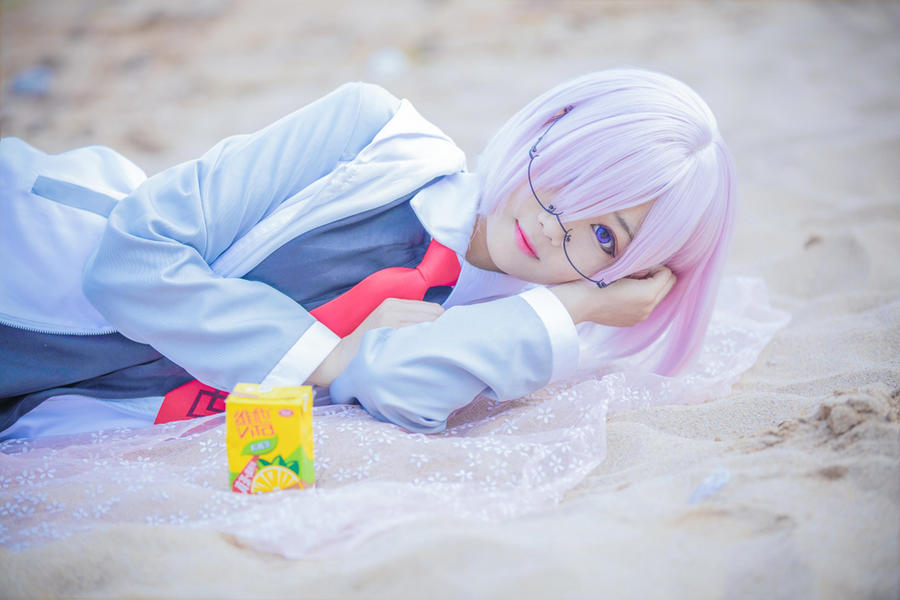 羽天Shine-No.018-FGO 玛修 海边 [9P]·合集-妙妙屋