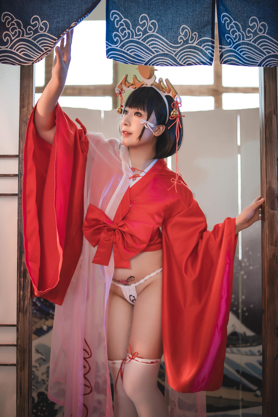 小容仔咕咕咕w-No.016-黑兽巫女 辉夜 [31P]·合集-妙妙屋