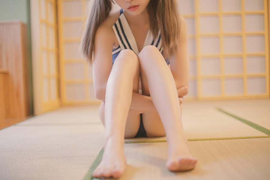 白易子教主-No.029-蓝白泳装 [22P]·合集-妙妙屋