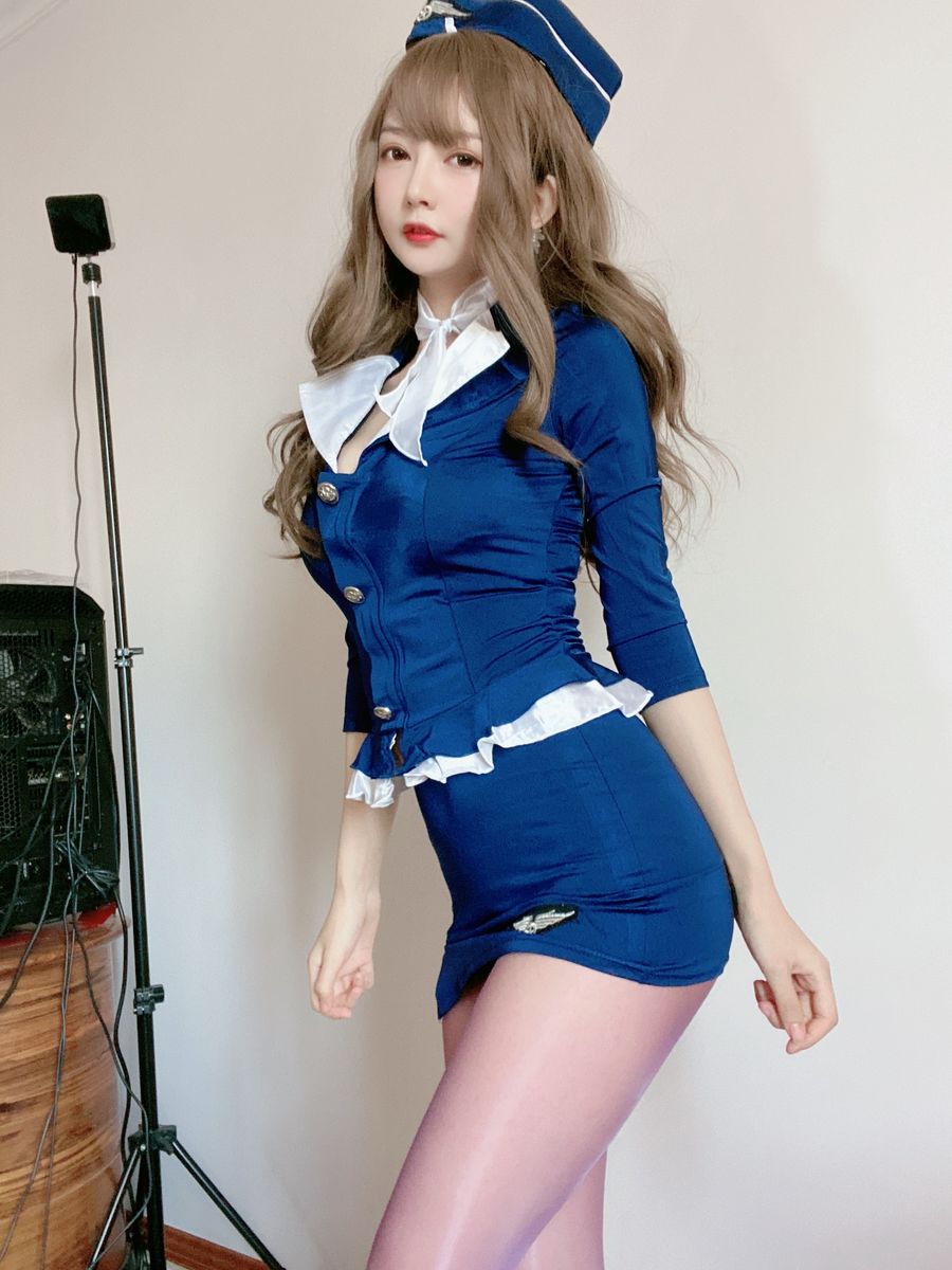 51酱-No.007-蓝色制服装 [35P 3V]·合集-妙妙屋