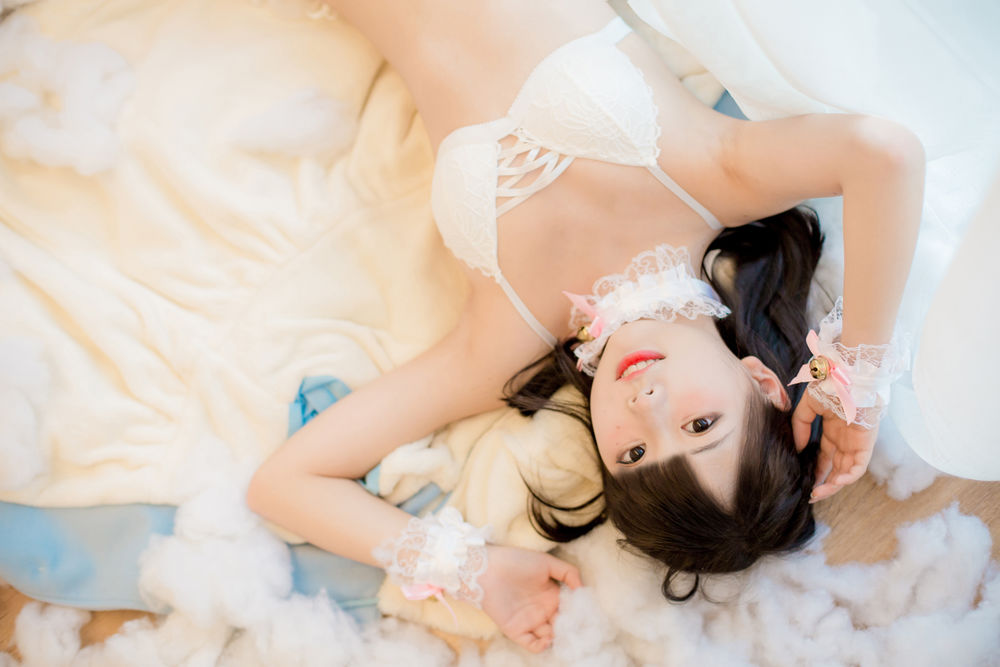 向小圆-No.002-白色软绵绵少女 [28P]·合集-妙妙屋