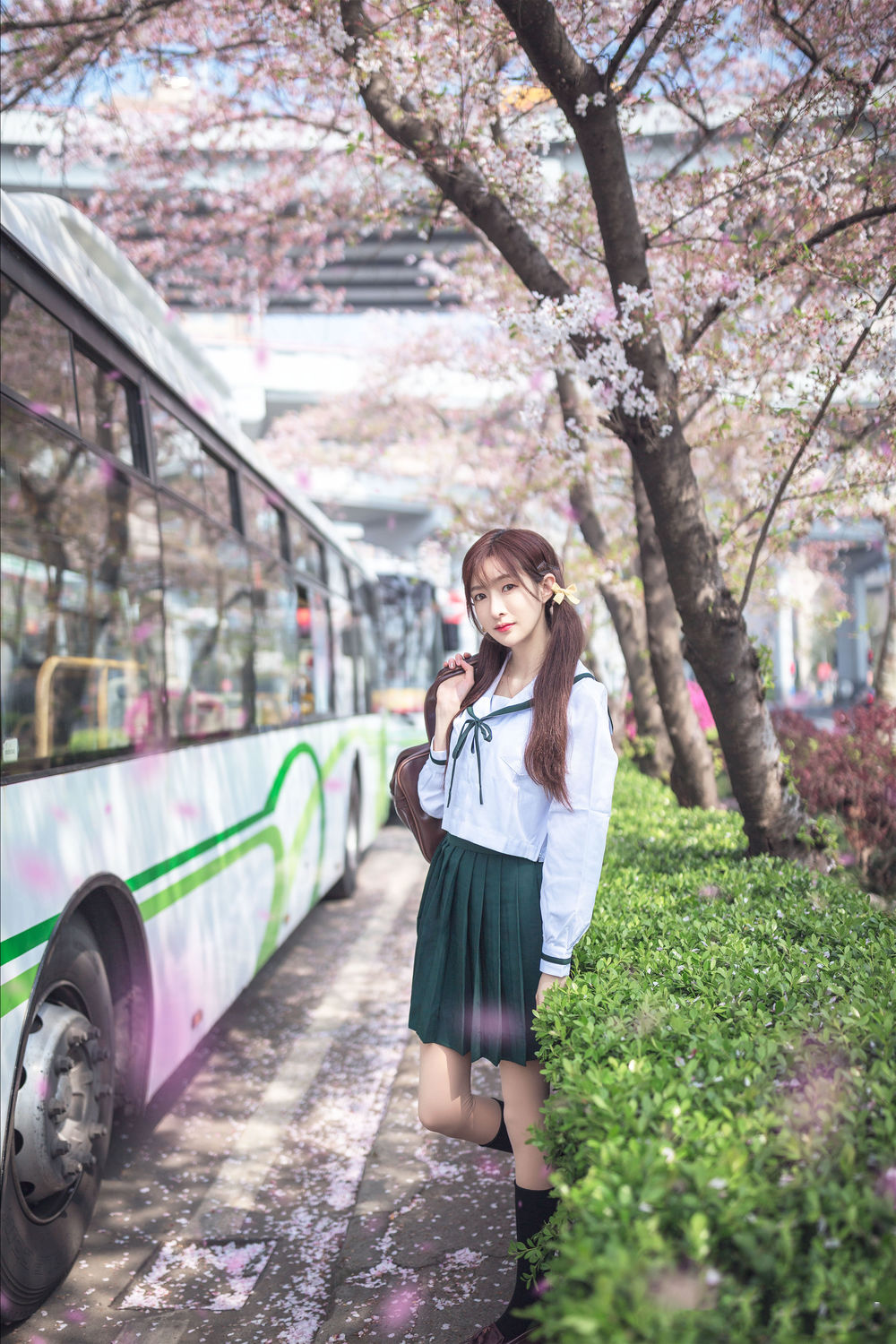 王羽杉Barbieshy-No.005-JK樱花 [19P]·合集-妙妙屋