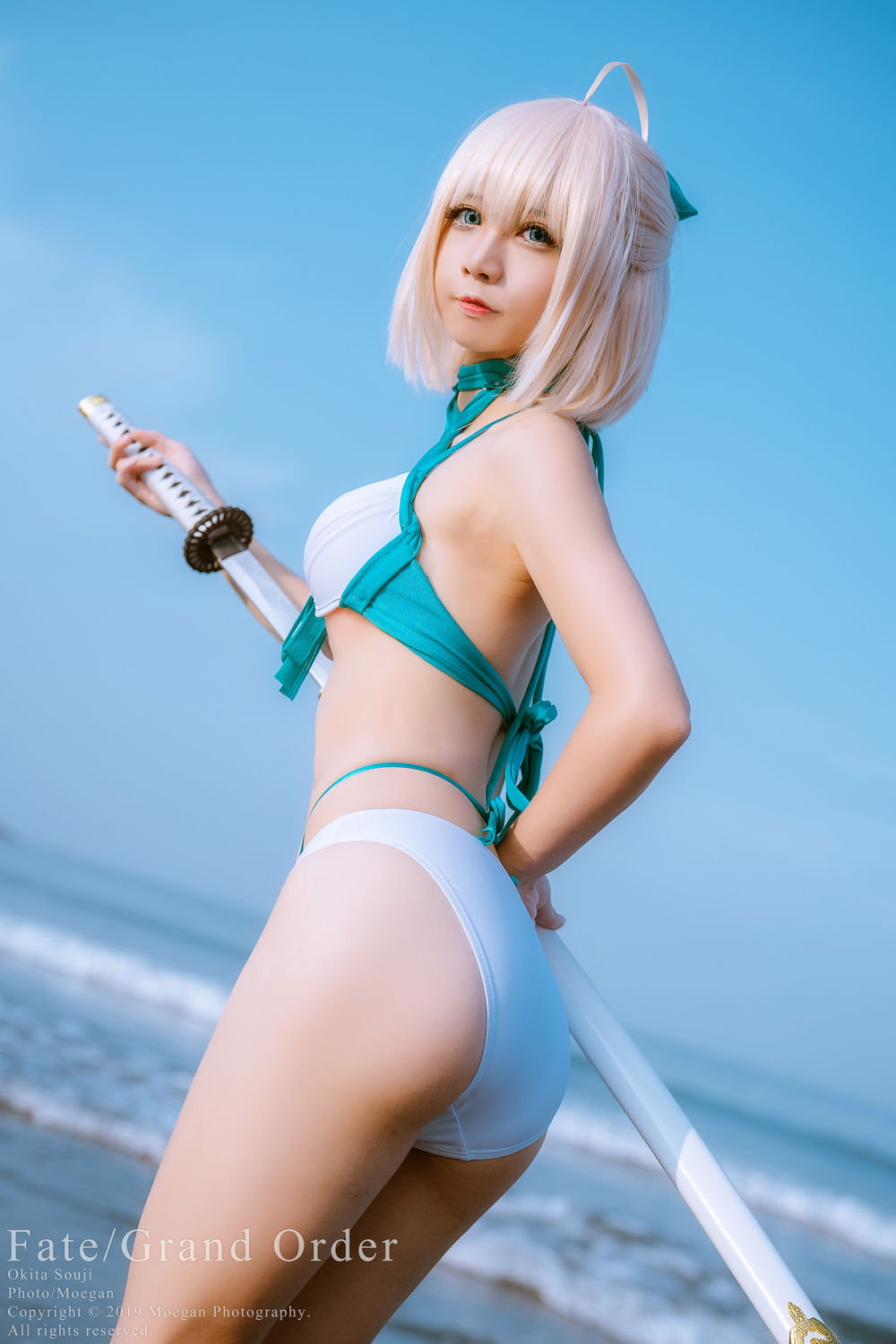 沖田凜花Rinka-No.028-FateGrand Order–沖田総司 水着ver [16P]·合集-妙妙屋