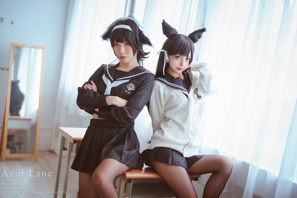 沖田凜花Rinka-No.022-Azur Lane–爱宕高雄 Sailor Suit (アズールレーン [13P]·合集-妙妙屋