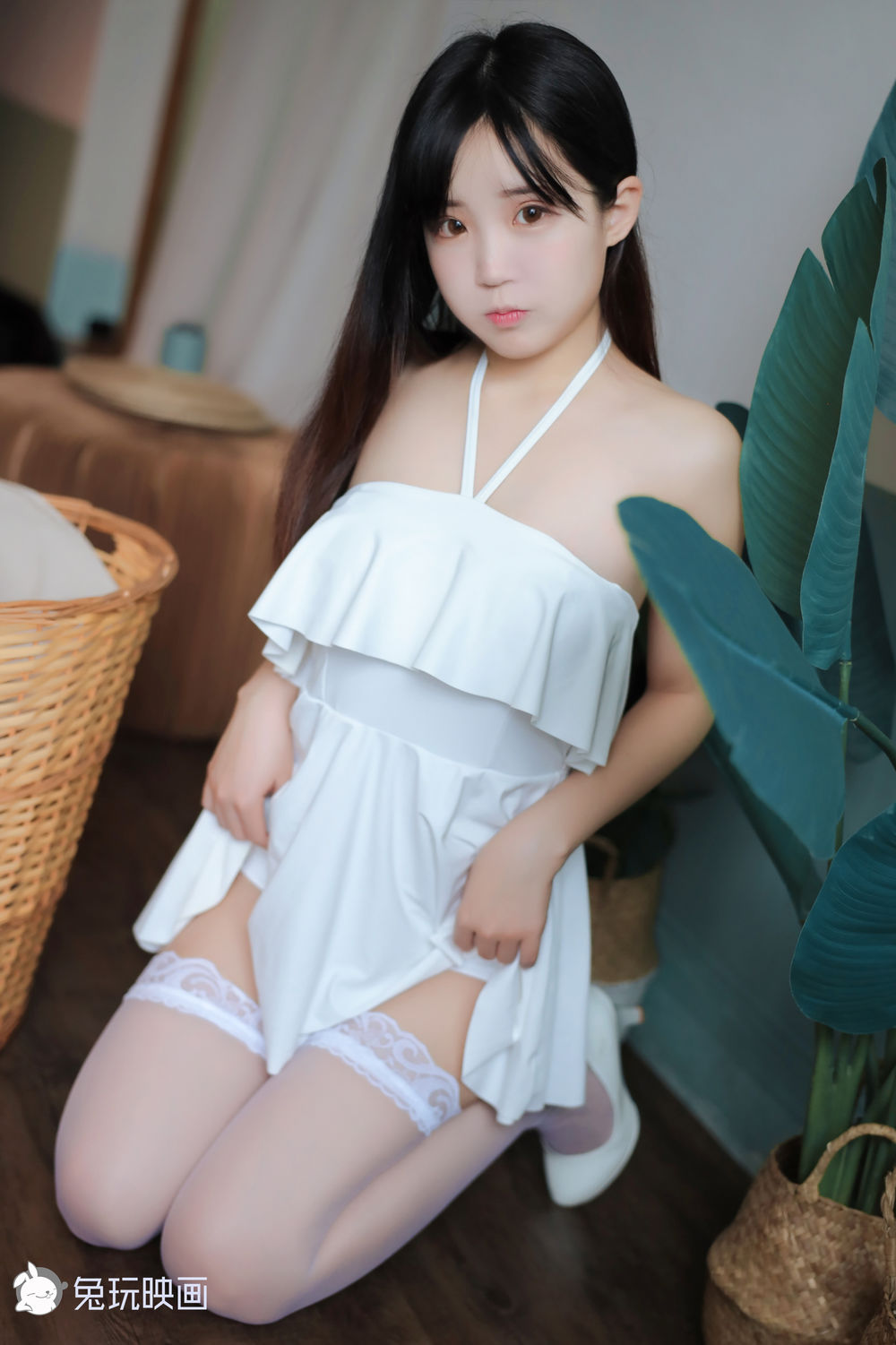 御子Yumiko-No.004-御子的白裙 兔玩映画 [47P]·合集-妙妙屋