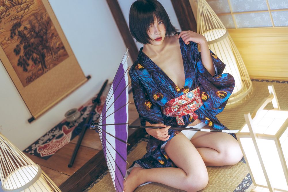 枸名(逐月su)-No.008-孔雀和服 [39P]·合集-妙妙屋