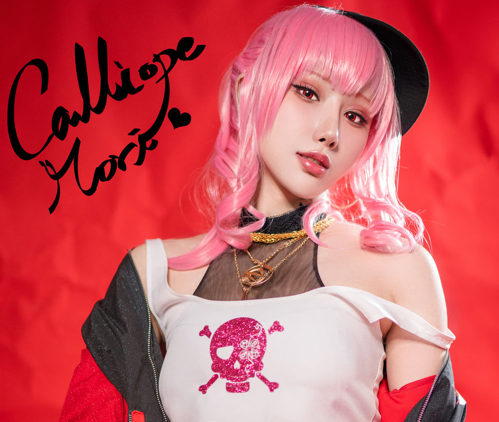 雨波_HaneAme-No.131-Hololive Calliope Mori ROCK 新衣 [23P]·合集-妙妙屋